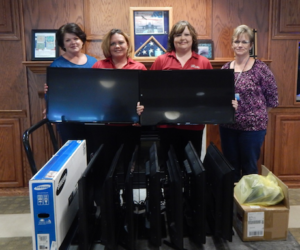 Pictured, from left to right: Regina Moore, Jacquie Decker (r2o), Melinda Carpenter (r2o), and Dottie Coffey