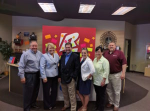 Rent One’s Employee Development, David Keen; IL State Rep. Terri Bryant; Rent One's Owner, Larry Carrico; Rent One’s Regional Director, Kelly Martin; Rent One’s Store Manager, Rhonda Ray and Regional Manager, Terry McLean