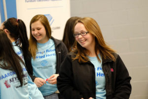 Aarons, Inc. associates remodel the Keystone Teen Center Monday, Jan. 30, 2017 at the Parkview Boys & Girls Club of Huntington County, in Huntington, Ind., which will be revealed to the teens in a surprise unveiling on Wednesday, Jan. 30. Keystone is Boys & Girls Clubs of America's premier teen leadership program, helping teens develop their character and leadership skills in hopes of helping them reach their potential and creative positive change in their community. (AJ Mast /AP Images for Aarons, Inc.)