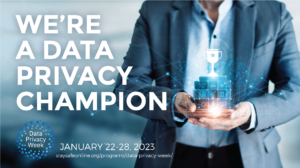 We're a data privacy champion