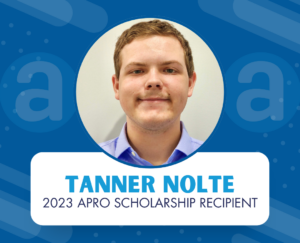 Tanner Nolte | 2023 SPRO Scholarship Recipient