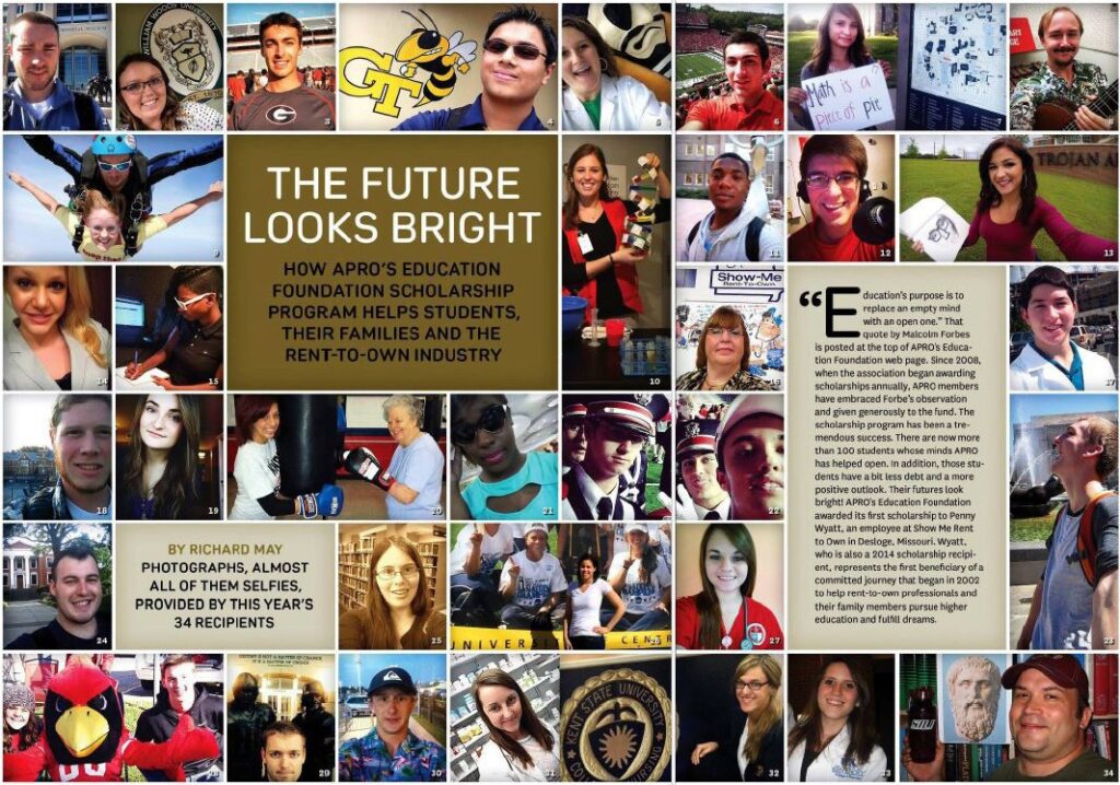 The Future Looks Bright: How APRO's Education Foundation Scholarship Helps Students, Their Families and the Rent-To-Own Industry