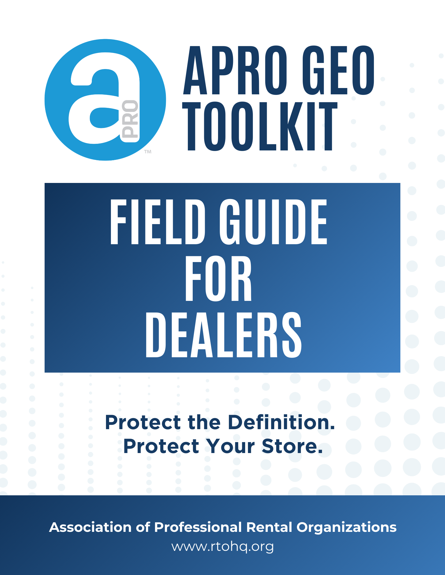 APRO GEO Field Guide for Dealers